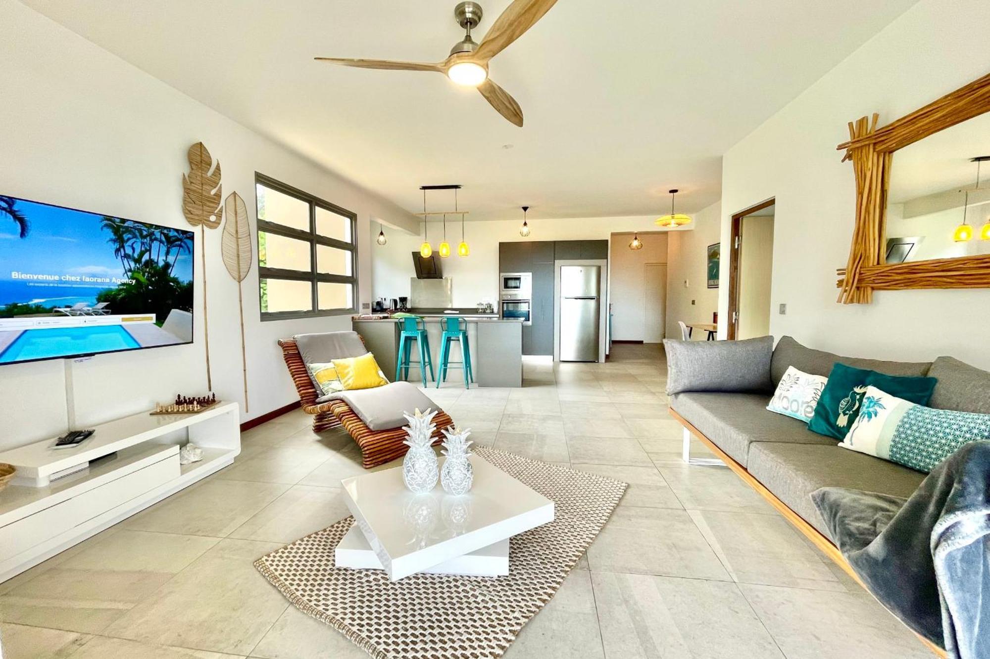 Manuia Luxury Apartment - Tahiti Punaauia -Wi-Fi Netflix Pool & Gym 外观 照片